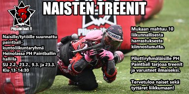 PH Paintballin naisten treenit