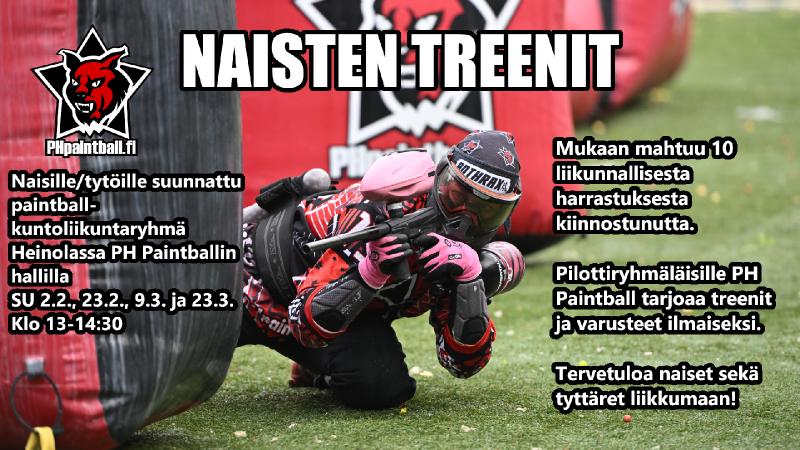 PH Paintballin naisten treenit