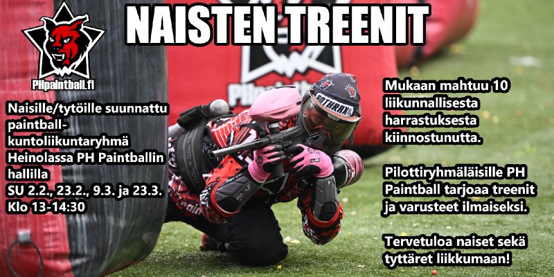 PH Paintballin naisten treenit