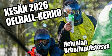Kes&auml;n 2026 Gelball-kerho Heinolan Urheilupuistossa