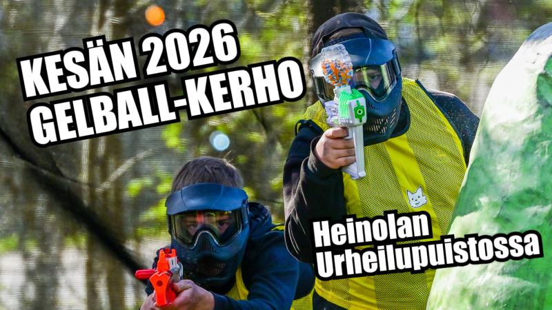 Kes&auml;n 2026 Gelball-kerho Heinolan Urheilupuistossa