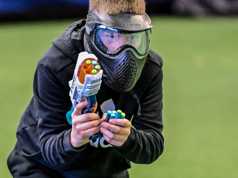 Nerf-pelejä lapsille talvella 2024-2025