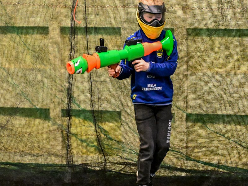 Nerf-pelejä lapsille talvella 2024-2025